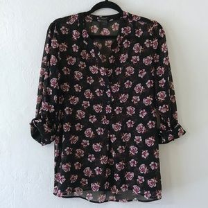 Ann Taylor Floral Top